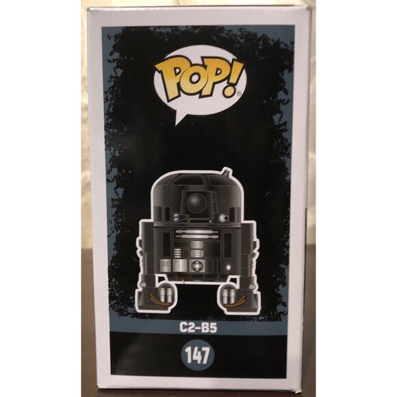 Funko Pop! Star Wars Rogue One C2-B5 Droid #147 Vinyl Bobble-Head Figure NEW - Picture 3 of 11